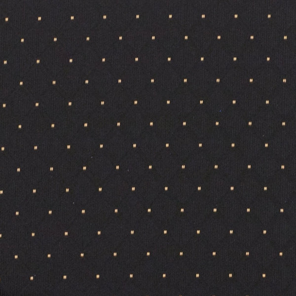 English Elm HERCULES Stacking Church Chair - Durable, Comfortable Seating for Events and Multi-Purpose Spaces Black Dot Patterned Fabric/Gold Vein Frame FD-CH0221-4-GV-S0806-GG