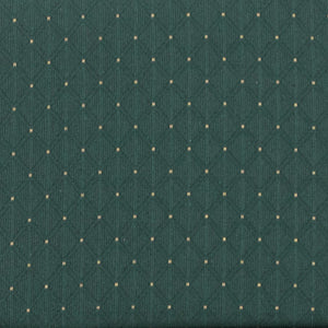 English Elm HERCULES Stacking Church Chair - Durable, Comfortable Seating for Events and Multi-Purpose Spaces Hunter Green Dot Patterned Fabric/Gold Vein Frame FD-CH0221-4-GV-S0808-GG