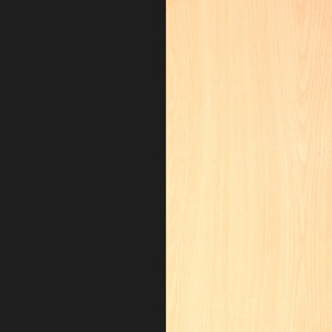 English Elm Billie Student Desk - Durable Workspace with Open Metal Book Box for Classroom and Home Learning Natural Top/Black Frame FD-DESK-GG