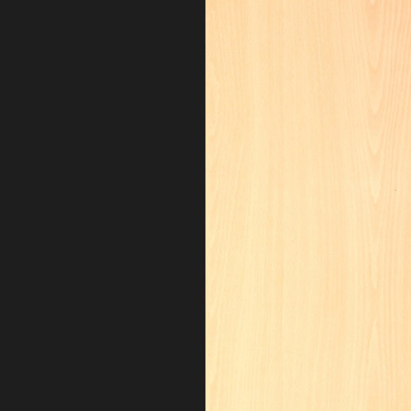 English Elm Billie Student Desk - Durable Workspace with Open Metal Book Box for Classroom and Home Learning Natural Top/Black Frame FD-DESK-GG