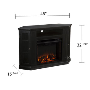 Safavieh Claremont Convertible Electric Fireplace With Remote For Living Room Or Bedroom Use FE9315