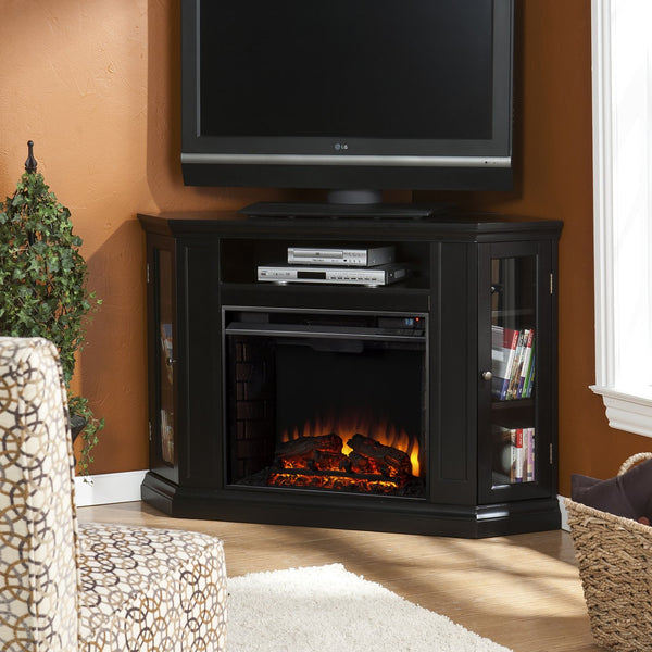 Safavieh Claremont Convertible Electric Fireplace With Remote For Living Room Or Bedroom Use FE9315