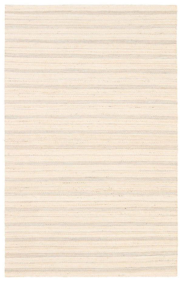 Jaipur Living Fede Ascent Fed01 Handwoven Handmade 100% Jute Lines Stripes Indoor Rug Ivory, Light Gray 100% Jute Rug160787