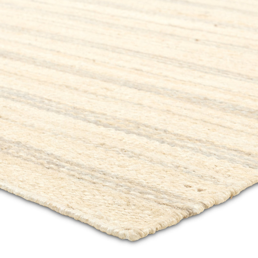 Jaipur Living Fede Ascent Fed01 Handwoven Handmade 100% Jute Lines Stripes Indoor Rug Ivory, Light Gray 100% Jute Rug160787