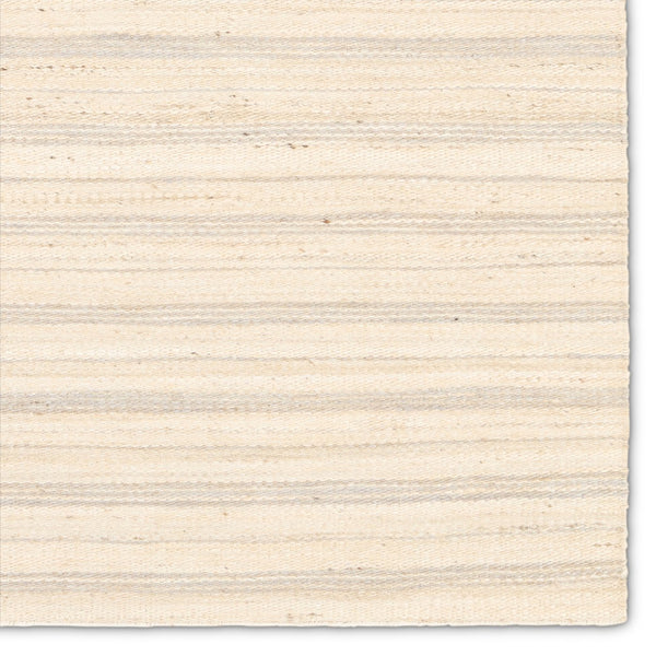 Jaipur Living Fede Ascent Fed01 Handwoven Handmade 100% Jute Lines Stripes Indoor Rug Ivory, Light Gray 100% Jute Rug160787