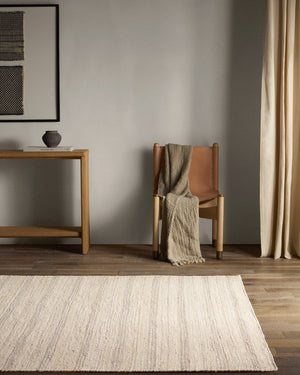 Jaipur Living Fede Ascent Fed01 Handwoven Handmade 100% Jute Lines Stripes Indoor Rug Ivory, Light Gray 100% Jute Rug160787