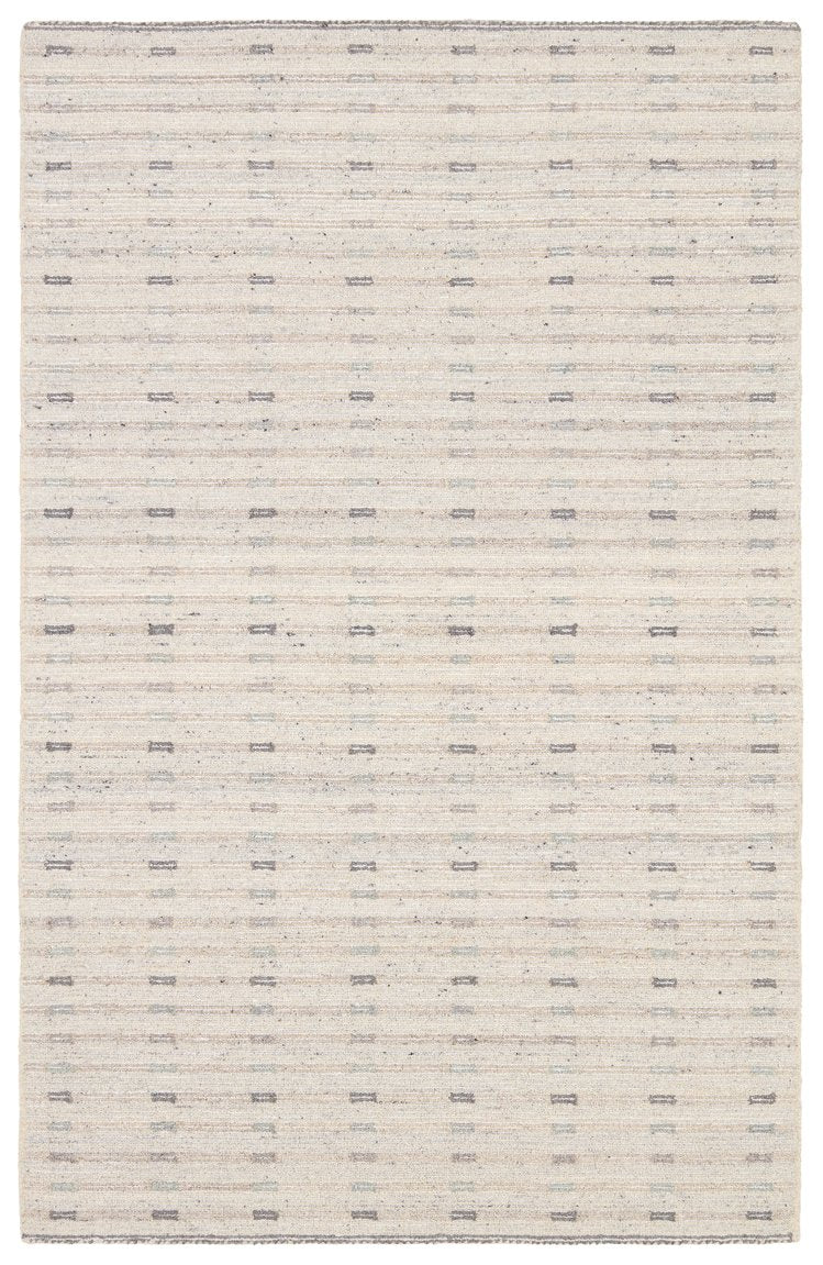 Jaipur Living Finnigan Aiker Fgn01 Tufted Handmade 100% Wool Geometric Stripes Indoor Rug Ivory, Taupe 100% Wool, 100% Cotton Rug160740
