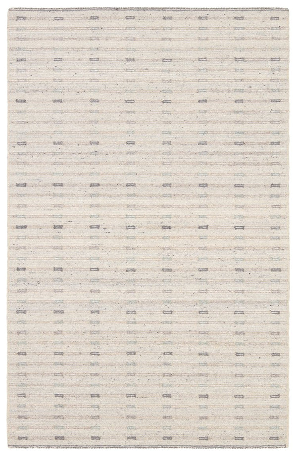 Jaipur Living Finnigan Aiker Fgn01 Tufted Handmade 100% Wool Geometric Stripes Indoor Rug Ivory, Taupe 100% Wool, 100% Cotton Rug160740