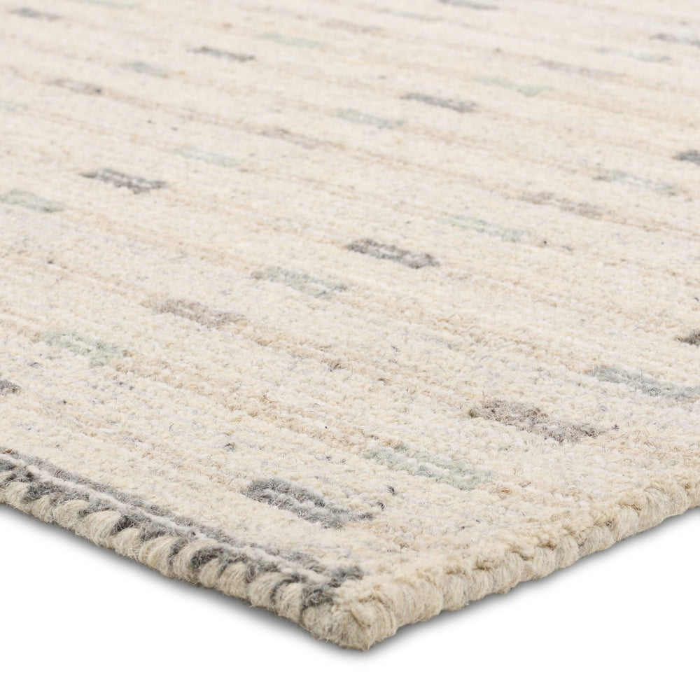 Jaipur Living Finnigan Aiker Fgn01 Tufted Handmade 100% Wool Geometric Stripes Indoor Rug Ivory, Taupe 100% Wool, 100% Cotton Rug160740