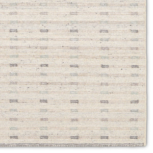 Jaipur Living Finnigan Aiker Fgn01 Tufted Handmade 100% Wool Geometric Stripes Indoor Rug Ivory, Taupe 100% Wool, 100% Cotton Rug160740