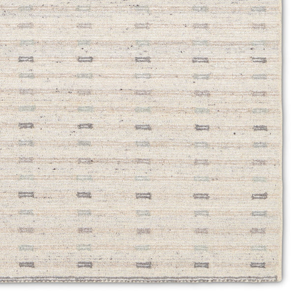 Jaipur Living Finnigan Aiker Fgn01 Tufted Handmade 100% Wool Geometric Stripes Indoor Rug Ivory, Taupe 100% Wool, 100% Cotton Rug160740