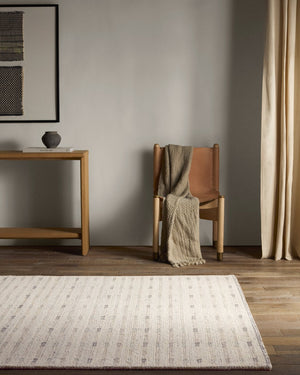 Jaipur Living Finnigan Aiker Fgn01 Tufted Handmade 100% Wool Geometric Stripes Indoor Rug Ivory, Taupe 100% Wool, 100% Cotton Rug160740