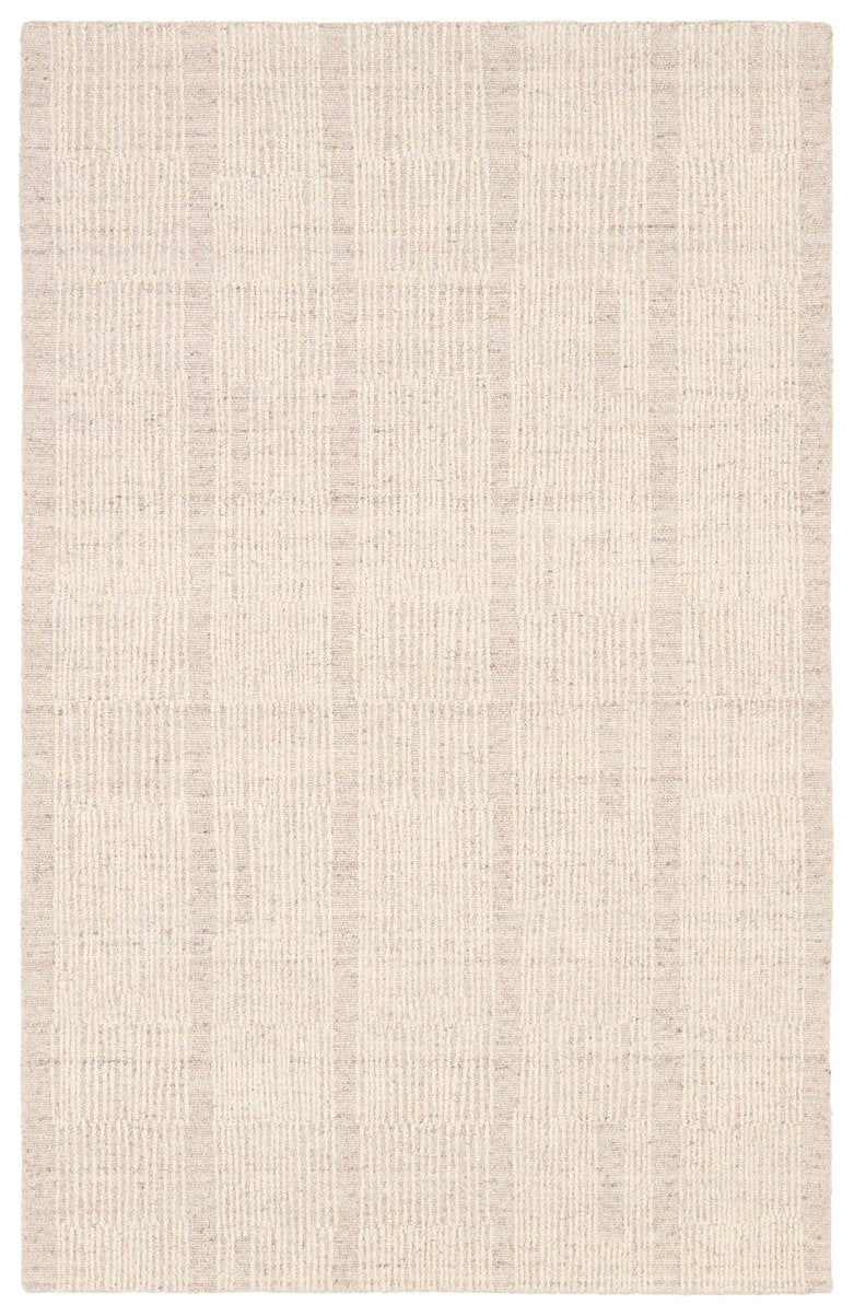 Jaipur Living Finnigan Edher Fgn02 Tufted Handmade 100% Wool Lines Stripes Indoor Rug Tan, Cream 100% Wool, 100% Cotton Rug160744