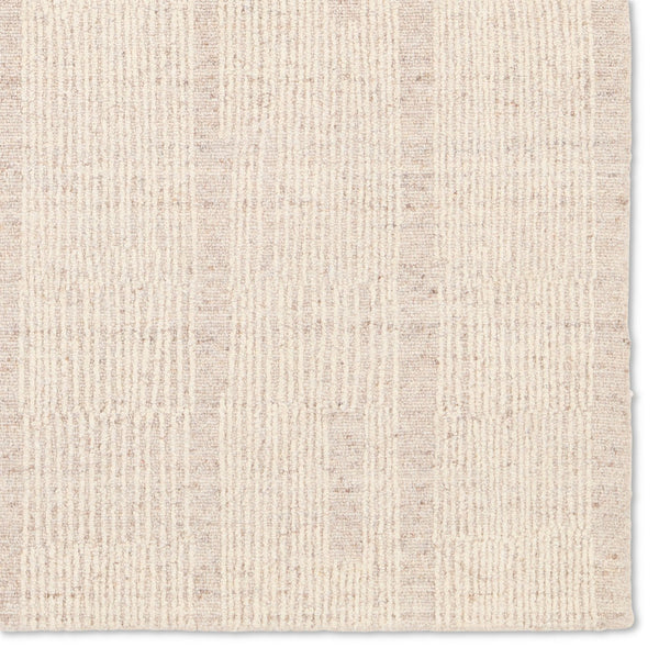 Jaipur Living Finnigan Edher Fgn02 Tufted Handmade 100% Wool Lines Stripes Indoor Rug Tan, Cream 100% Wool, 100% Cotton Rug160744