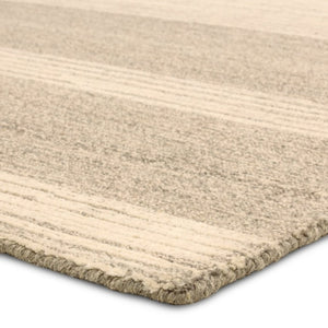 Jaipur Living Vibe Hand-Tufted Langra Wool Rug With Minimal Geometric Stripes, Plush High-Low Pile, Tan-Beige Elegance 9'6"X13'6" RUG162439