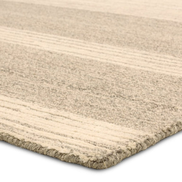 Jaipur Living Vibe Hand-Tufted Langra Wool Rug With Minimal Geometric Stripes, Plush High-Low Pile, Tan-Beige Elegance 9'6"X13'6" RUG162439