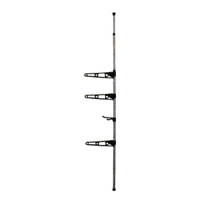 ORE International 67 to 91 Inch Adjustable Tension Laundry Pole Set of 2 with Rotating Hanger Arms FI2055GYW