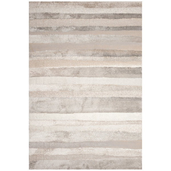 Trans Ocean Liora Manne Fiord Stripe Indoor Area Rug - Durable Transitional Design With Warm Earth Tones Natural Polyester Fid45632412