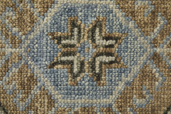 Feizy Rugs Fillmore Hand Knotted Wool Medallion Rug Artisan Crafted for Grand Living Spaces FIL6935FBLUGRNJ00
