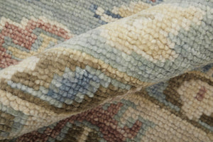 Feizy Rugs Fillmore Hand-Knotted Wool Area Rug Transitional Floral Botanical for Living Rooms Blue/Ivory/Yellow 9' x 12' FIL69CJFBLUIVYG00