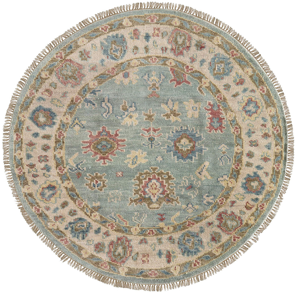 Feizy Rugs Fillmore Hand-Knotted Wool Area Rug Transitional Floral Botanical for Living Rooms Blue/Ivory/Yellow 2'6" x 10' FIL69CJFBLUIVYI10