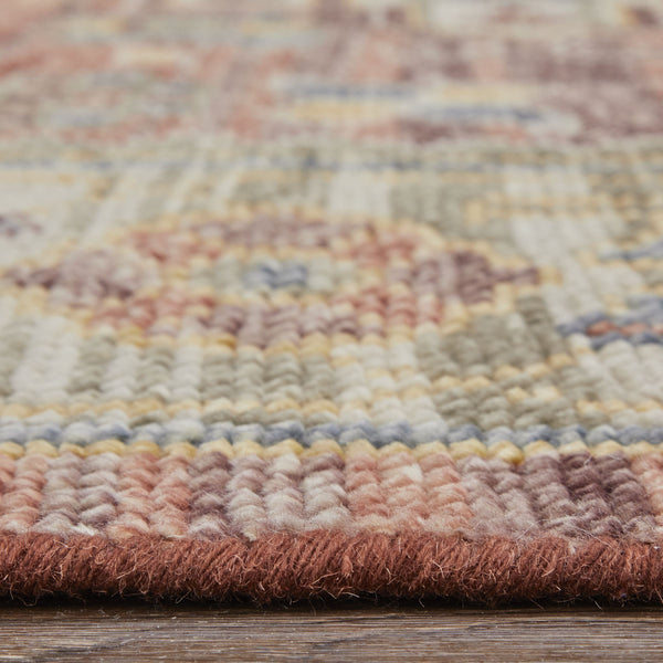 Feizy Rugs Fillmore Hand-Knotted Wool Medallion Accent Rug Persian Inspired Transitional Decor 4' x 6' FIL69CKFRSTBGEC00