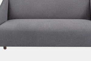 Findlay FIN-002 32"H x 72"W x 29"D Sofa FIN002-327229  Upholstery: Gray; Base: Dark Brown Surya