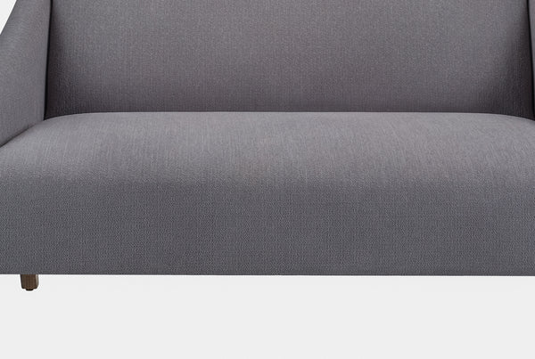 Findlay FIN-002 32"H x 72"W x 29"D Sofa FIN002-327229  Upholstery: Gray; Base: Dark Brown Surya