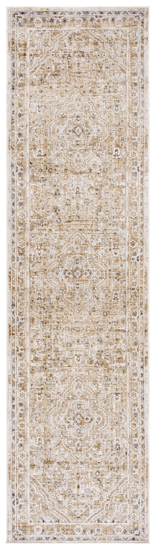 Safavieh Finley Elegant Traditional Runner Rug - Durable Power Loomed Design For Cozy Home Décor Style Beige ,Ivory Polyester Fin304b-4