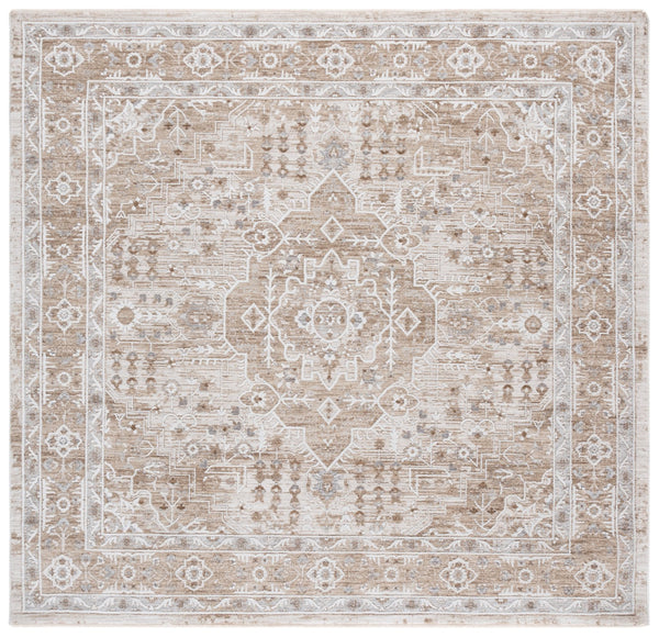Safavieh Finley Elegant Runner Rug - Traditional Power Loomed Design In Soft Neutral Tones For Any Decor Beige ,Ivory Polyester Fin304b-7sq