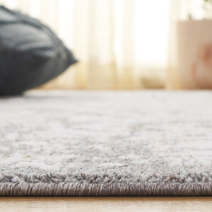 Safavieh Finley Elegant Traditional Runner Rug - Sophisticated Power Loomed Design For Hallways And Entryways Dark Grey ,Beige Polyester Fin306f-9