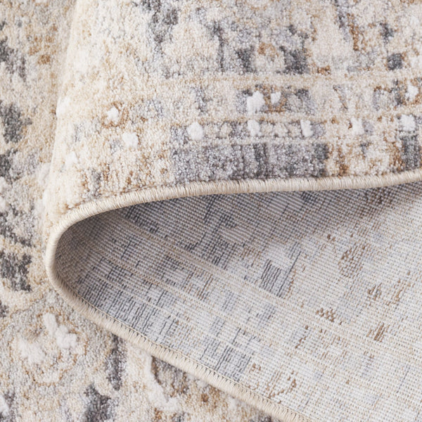 Safavieh Finley Elegant Runner Rug - Timeless Turkish Design For Hallways And Foyers, Soft & Stylish Touch Beige ,Grey Polyester Fin308b-5