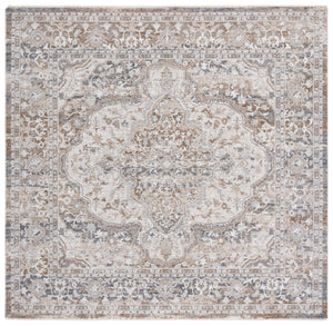 Safavieh Finley Elegant Runner Rug - Timeless Turkish Design For Hallways And Foyers, Soft & Stylish Touch Beige ,Grey Polyester Fin308b-7sq