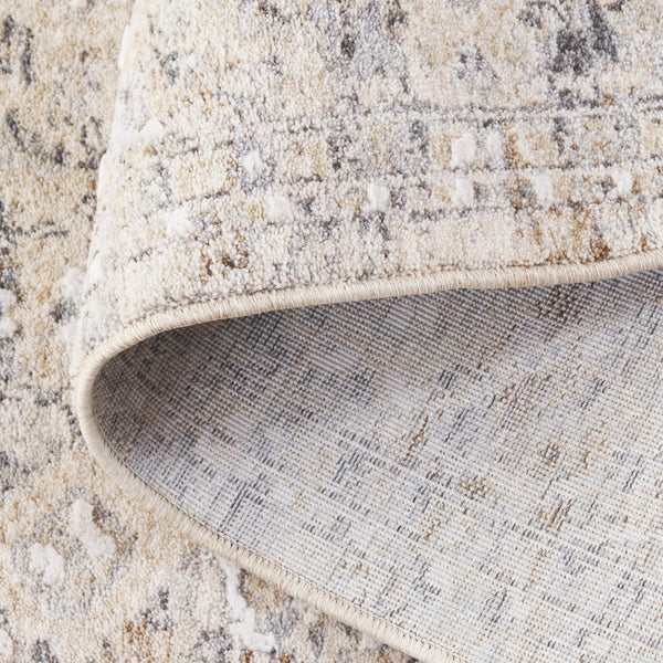 Safavieh Finley Elegant Runner Rug - Timeless Turkish Design For Hallways And Foyers, Soft & Stylish Touch Grey ,Beige Polyester Fin308f-5