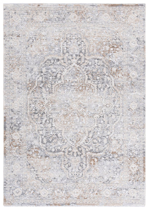 Safavieh Finley Elegant Runner Rug - Timeless Turkish Design For Hallways And Foyers, Soft & Stylish Touch Grey ,Beige Polyester Fin308f-5