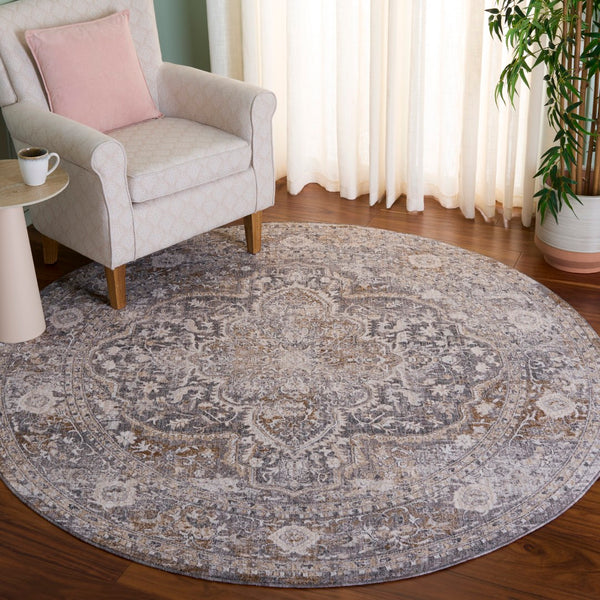 Safavieh Finley Exquisite Runner Rug – Timeless Elegance For Hallways, Traditional Style, Crafted In Turkey Grey ,Beige Polyester Fin308f-4
