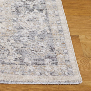 Safavieh Finley Elegant Runner Rug In Grey And Beige - Traditional Charm For Hallways & Narrow Spaces Grey ,Beige Polyester Fin316f-210