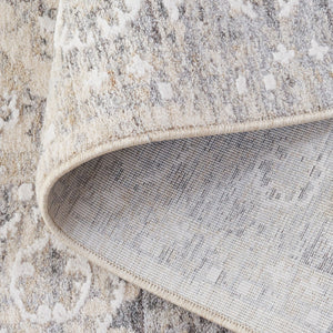 Safavieh Finley Elegant Runner Rug In Grey And Beige - Traditional Charm For Hallways & Narrow Spaces Grey ,Beige Polyester Fin316f-210