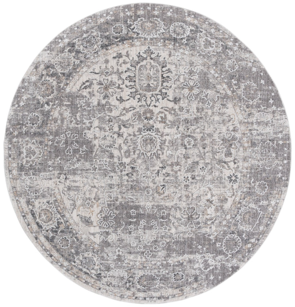 Safavieh Finley Elegant Runner Rug In Grey And Beige - Traditional Charm For Hallways & Narrow Spaces Grey ,Beige Polyester Fin316f-210