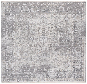 Safavieh Finley Elegant Traditional Runner Rug - Soft Polyester, Power Loomed, Classic Grey/Beige Charm For Home Grey ,Beige Polyester Fin316f-7sq