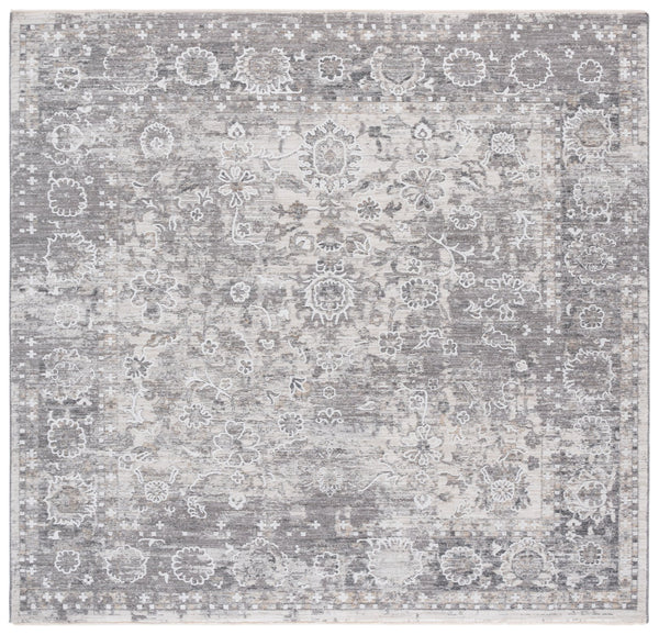 Safavieh Finley Elegant Traditional Runner Rug - Soft Polyester, Power Loomed, Classic Grey/Beige Charm For Home Grey ,Beige Polyester Fin316f-7sq