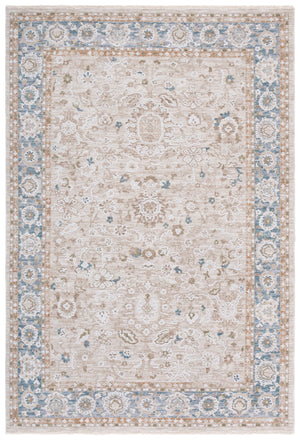 Safavieh Finley Elegant Traditional Runner Rug - Soft Polyester, Power Loomed, Classic Grey/Beige Charm For Home Blue ,Beige Polyester Fin316m-5