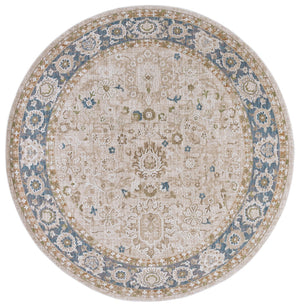 Safavieh Finley Elegant Runner Rug In Grey And Beige - Traditional Charm For Hallways & Narrow Spaces Blue ,Beige Polyester Fin316m-8