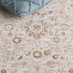 Safavieh Finley Elegant Runner Rug In Grey And Beige - Traditional Charm For Hallways & Narrow Spaces Green ,Beige Polyester Fin316y-4