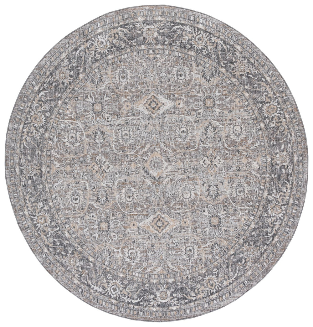 Safavieh Finley Elegant Hallway Runner Rug – Stylish Grey Tones For Classic And Modern Interiors, 8 Feet Long Grey ,Light Grey Polyester Fin320f-7r