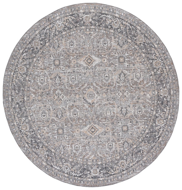 Safavieh Finley Elegant Hallway Runner Rug – Stylish Grey Tones For Classic And Modern Interiors, 8 Feet Long Grey ,Light Grey Polyester Fin320f-7r