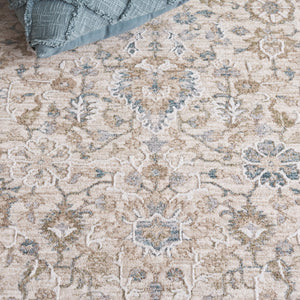 Safavieh Finley Runner Rug - Elegant Power Loomed Design In Warm Tones For Hallways And Narrow Spaces Beige ,Blue Polyester Fin322b-5