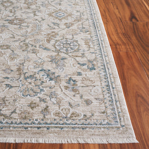 Safavieh Finley Elegant Hallway Runner Rug - Durable Polyester, Traditional Design, Perfect For Any Space Beige ,Blue Polyester Fin322b-210