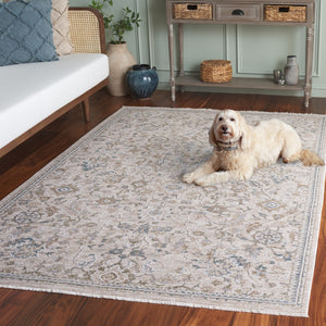 Safavieh Finley Elegant Hallway Runner Rug - Durable Polyester, Traditional Design, Perfect For Any Space Beige ,Blue Polyester Fin322b-210