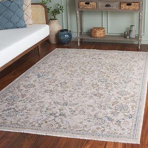 Safavieh Finley Runner Rug - Elegant Power Loomed Design In Warm Tones For Hallways And Narrow Spaces Beige ,Blue Polyester Fin322b-5